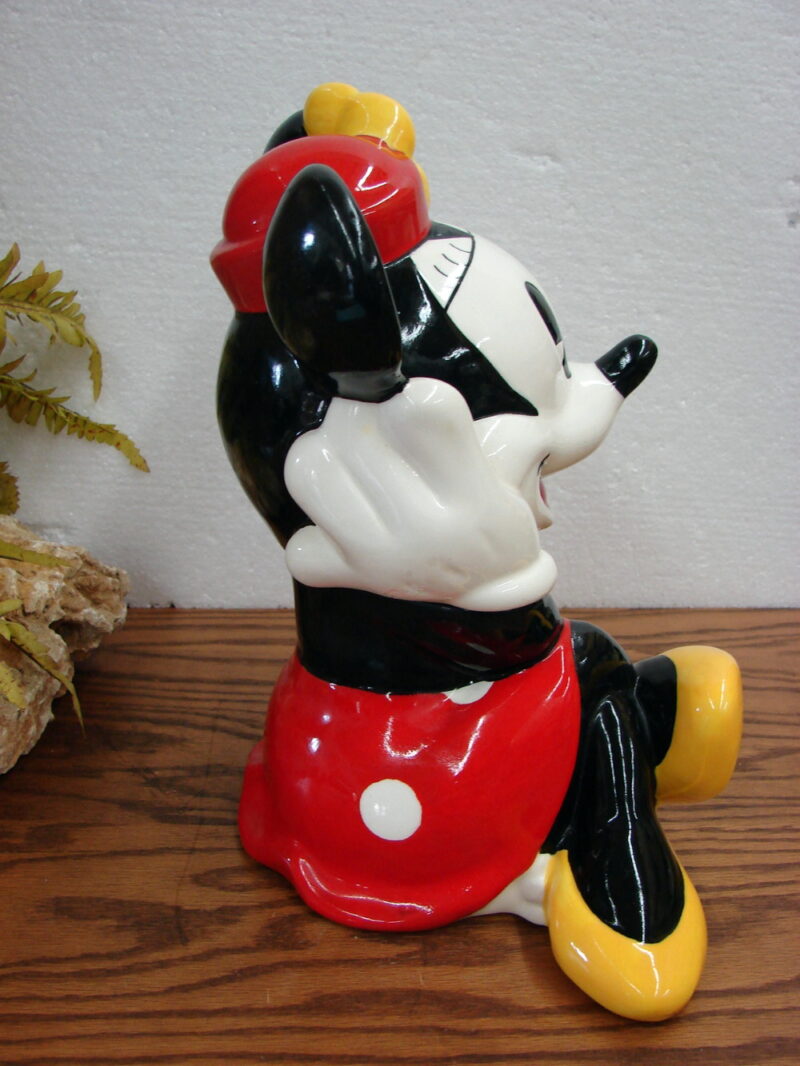 Disney Treasure Craft Mexico Minnie Mouse Ceramic Cookie Jar, Moose-R-Us.Com Log Cabin Decor