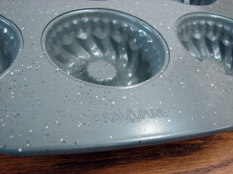 CasaWare Non Stick Fluted Mini Bundt Cake Pan Granite Ware Speckled, Moose-R-Us.Com Log Cabin Decor