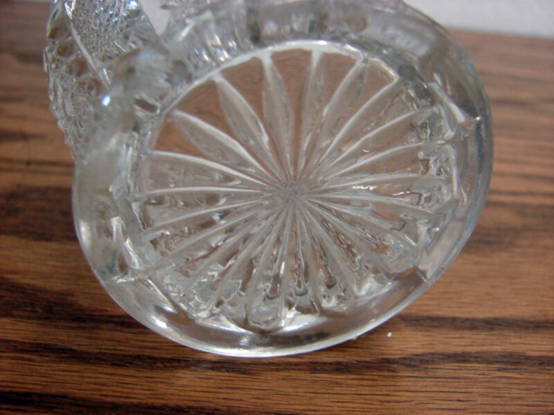 Vintage Italy Covetro Crystal Pineapple Design Creamer, Moose-R-Us.Com Log Cabin Decor