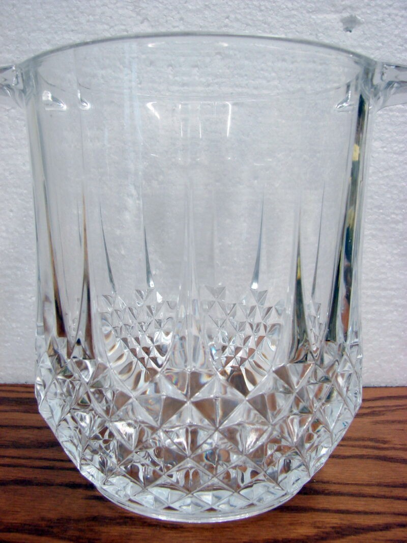 6 Pound Cristal d&#8217;Arques Longchamp Crystal Champagne Ice Bucket France, Moose-R-Us.Com Log Cabin Decor