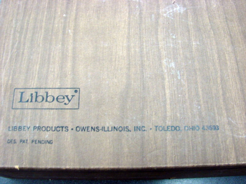 Vintage Libbey Glass Harvest Fruit Filled Tumbler in Original Box Set/8, Moose-R-Us.Com Log Cabin Decor