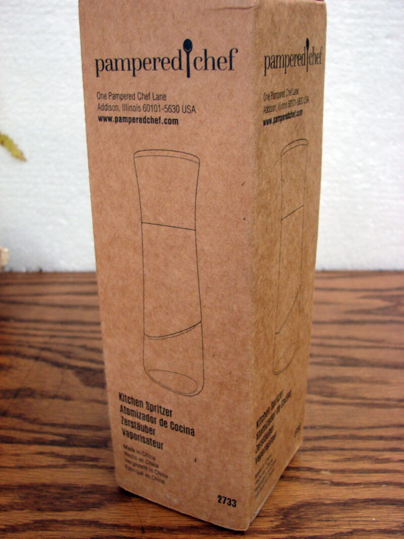 Original Pampered Chef Kitchen Spritzer Oil Sprayer Aerosol Pump Up Spray 2733 New, Moose-R-Us.Com Log Cabin Decor