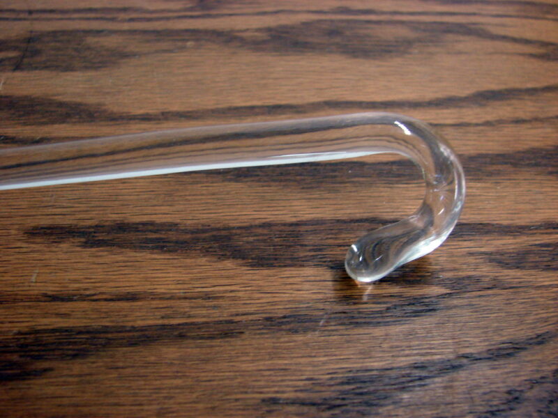 Hand Blown Glass Crystal Punch Bowl Ladle w/ Pour Spout Hook Handle, Moose-R-Us.Com Log Cabin Decor