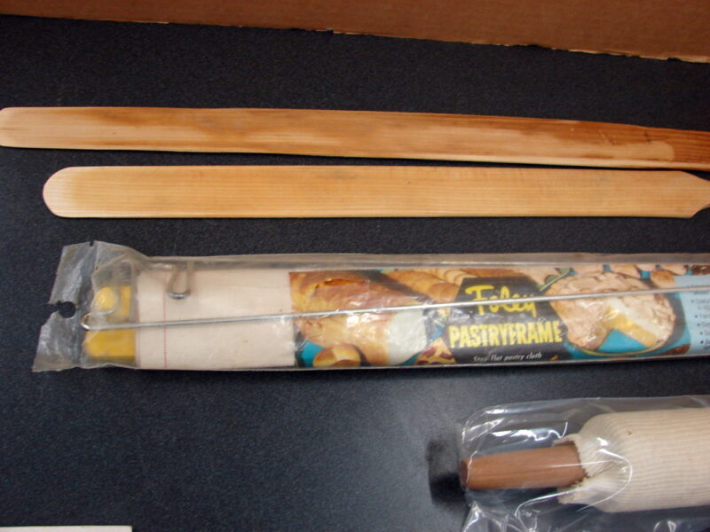 Vintage Lefse Making Accessories Rolling Pin Covers Pastry Frame Turners Ricer, Moose-R-Us.Com Log Cabin Decor