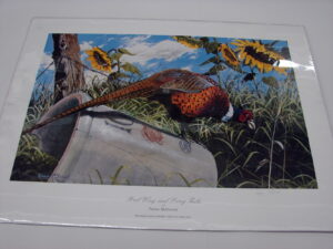 NOS Print Les Kouba Waterfowl Hunting Heritage 521/5000 The Gear, Moose-R-Us.Com Log Cabin Decor