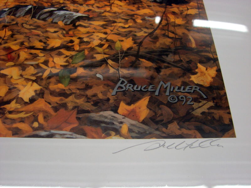 NOS Print Set/2 Bruce Miller Autumn Rendezvous and Autumn Gold Whitetail Deer, Moose-R-Us.Com Log Cabin Decor