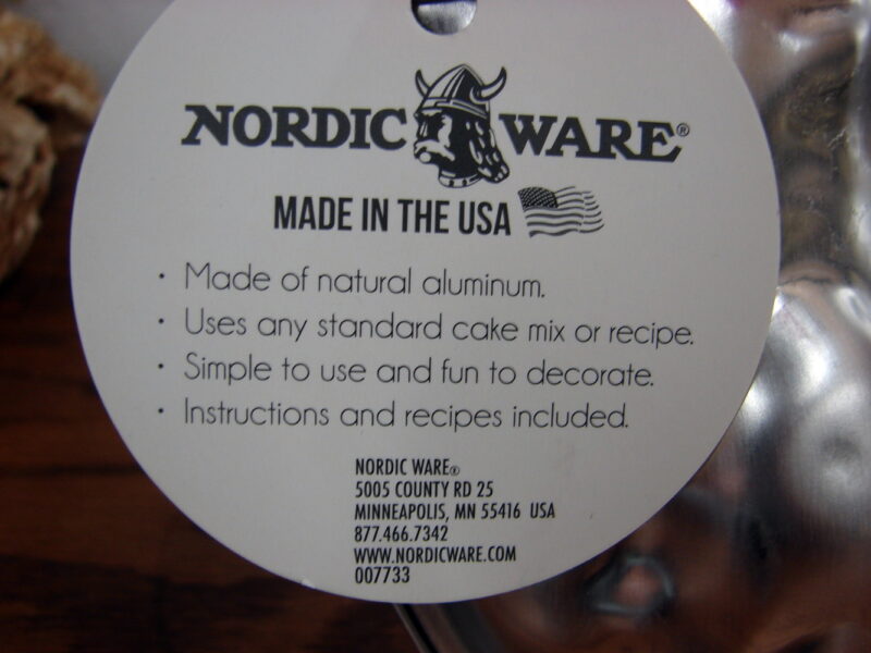 Brand New Vintage Aluminum Nordic Ware 2 Part Lamb Mold w/ Hang Tag, Moose-R-Us.Com Log Cabin Decor