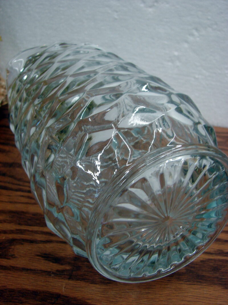 Vintage Cubist Fostoria American Clear Cubist Water Pitcher, Moose-R-Us.Com Log Cabin Decor