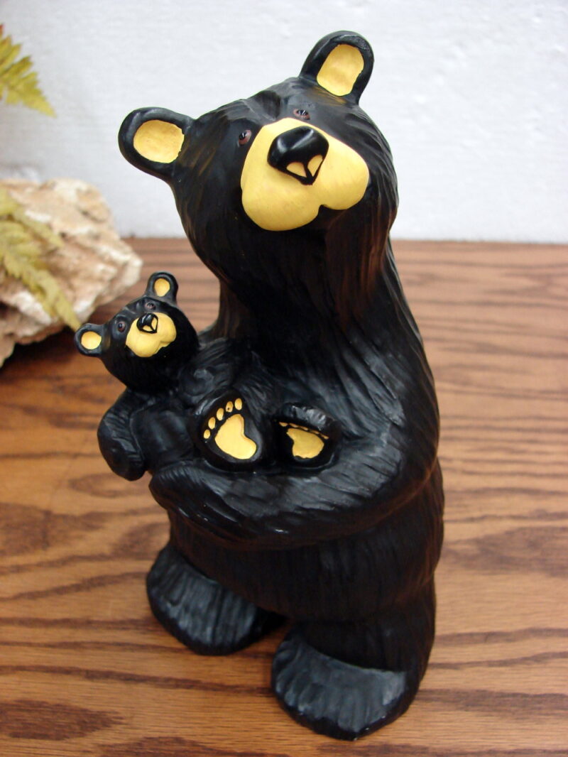 Retired Big Sky Carvers Bearfoots Bears Jeff Fleming Sher Bear, Moose-R-Us.Com Log Cabin Decor