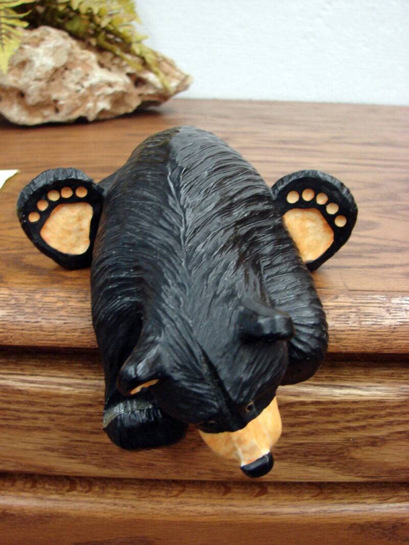 Retired Big Sky Carvers Bearfoots Bears Jeff Fleming Zach Shelf Sitter Hanging Loop, Moose-R-Us.Com Log Cabin Decor