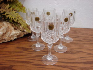 Wexford Crystal Style Silver Plate Rim Champagne Bucket Wine Chiller Germany, Moose-R-Us.Com Log Cabin Decor