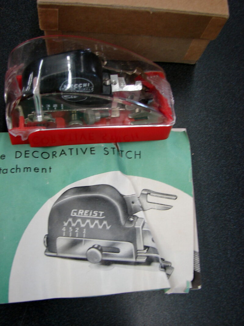 Vintage Sewing Machine Greist Kenmore Singer Attachments Original Boxes, Moose-R-Us.Com Log Cabin Decor