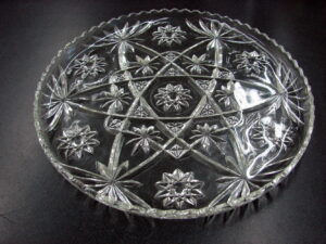 Clear Embossed Glass Arcoroc France Canterbury Crocus Dinnerware Lots, Moose-R-Us.Com Log Cabin Decor